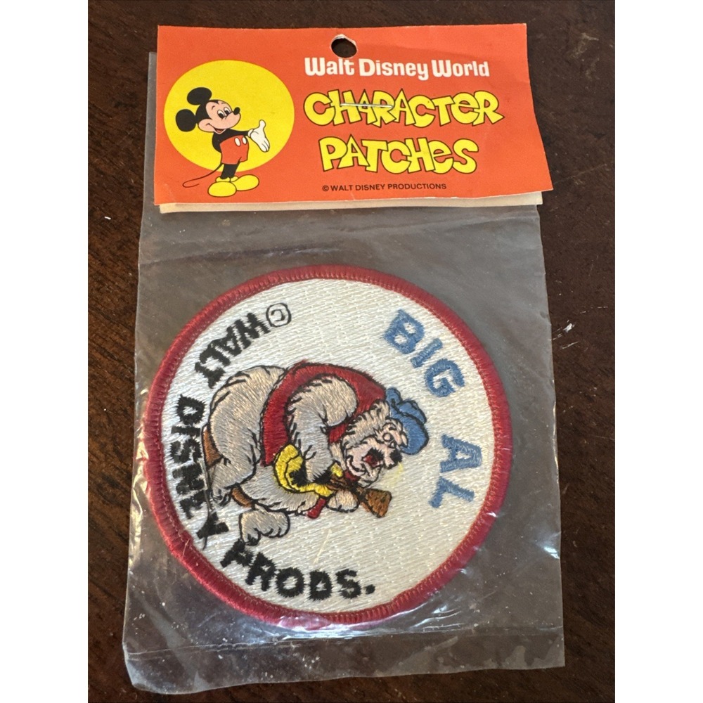 VTG Big Al Country Bear Jamboree Character Patches 70's 80's Walt Disney World